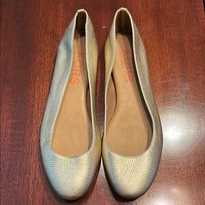 KORS Michael Kors Gold Flats
